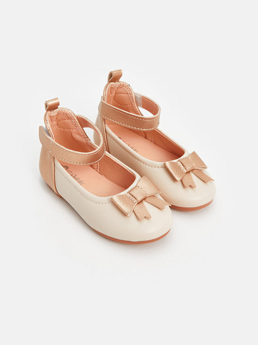 Baby Girl Ballerinas with Bow Detail