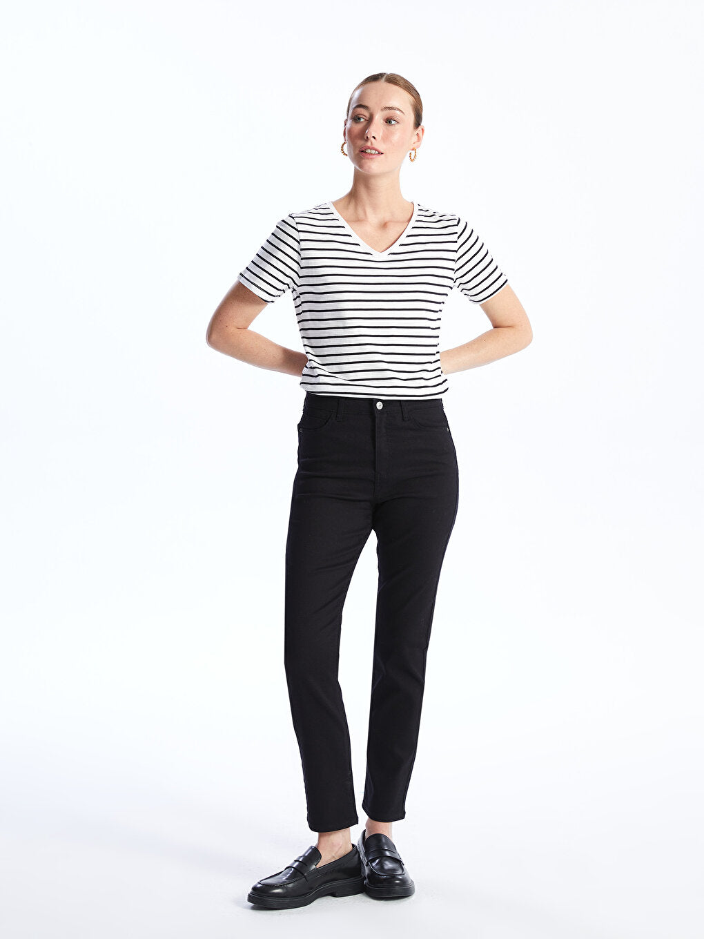 Slim Fit Women's Jean Trousers