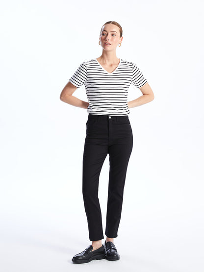 Slim Fit Women's Jean Trousers