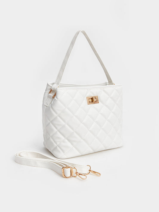 Quilted Patterned Women's Shoulder Bag