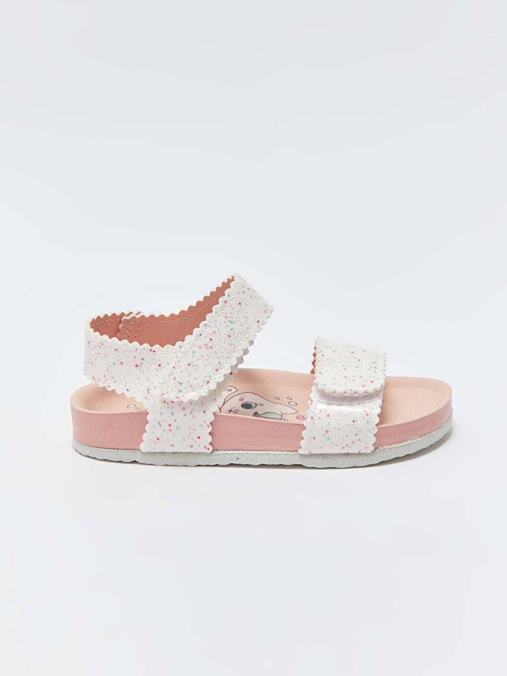 Velcro Printed Girls Sandals