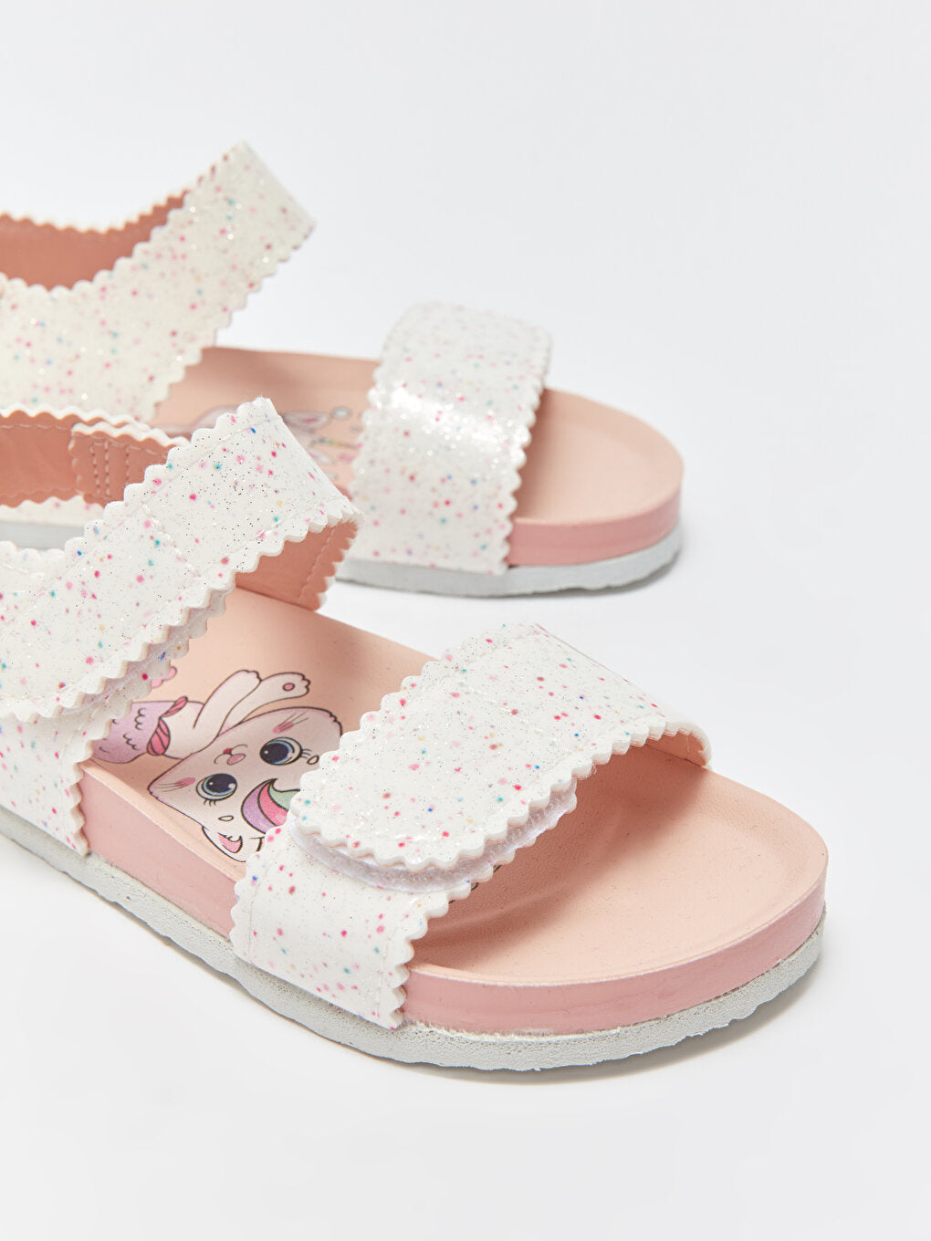 Velcro Printed Girls Sandals