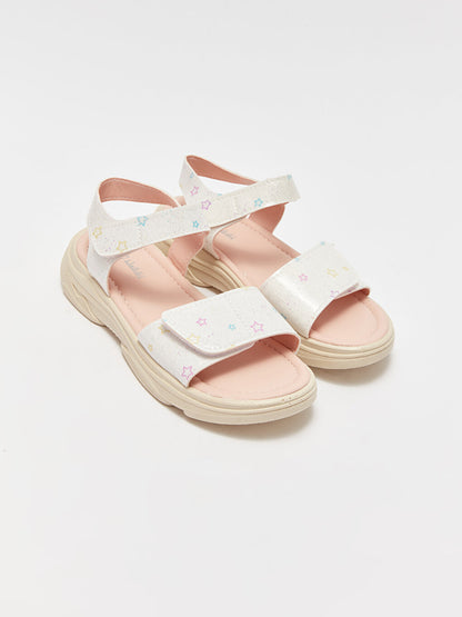 Velcro Double Strap Girls Sandals