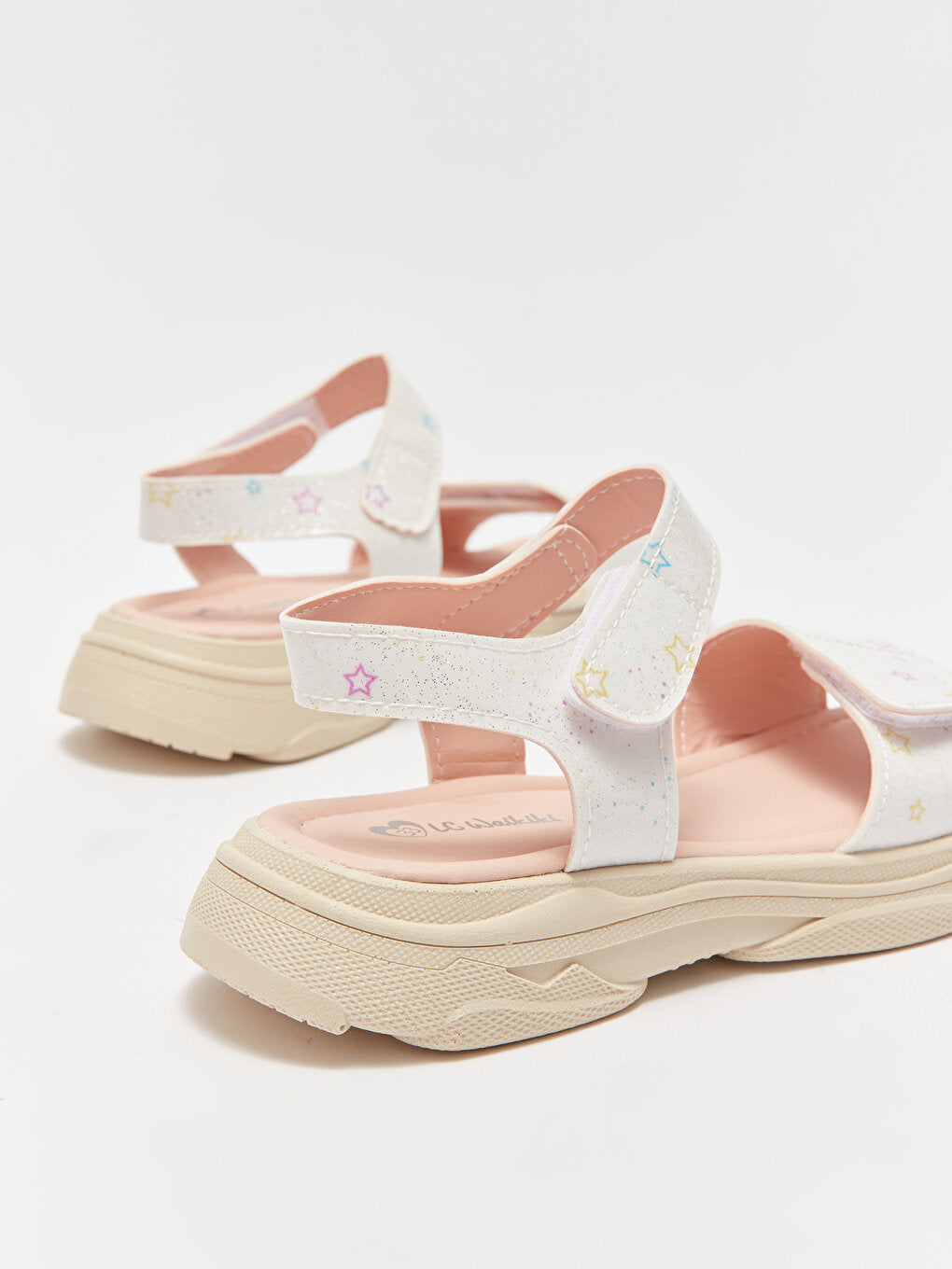 Velcro Double Strap Girls Sandals