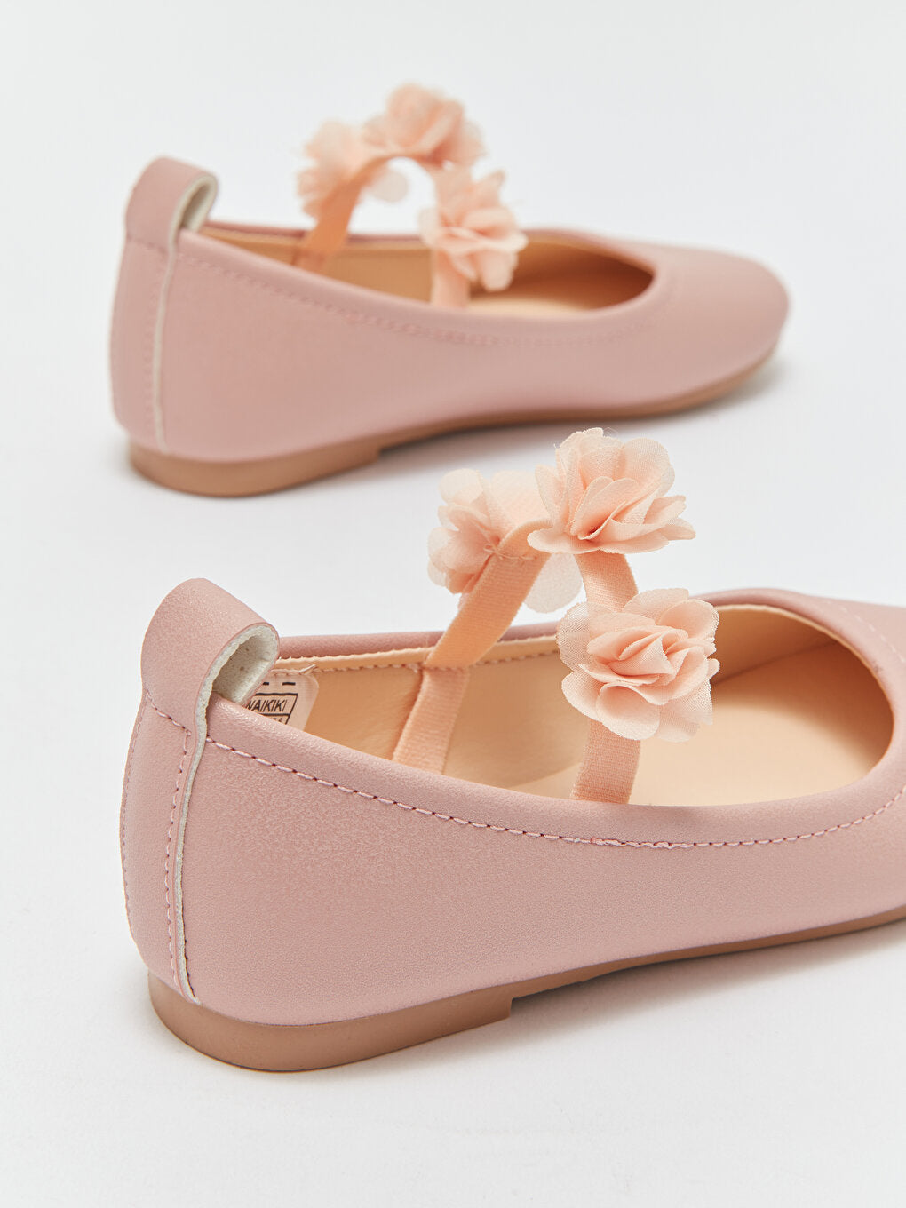 Flower Detailed Girl's Ballerinas