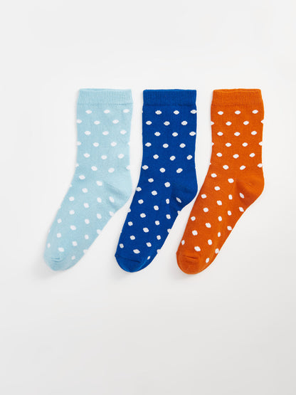 Polka Dot Girl's Sock Socks 3-pack