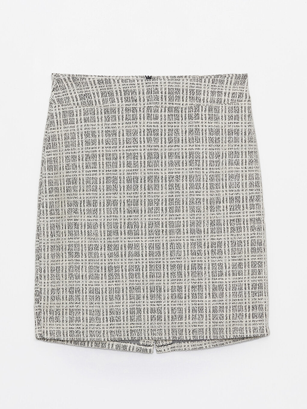 Plaid Women's Skirt with Zipper Waist