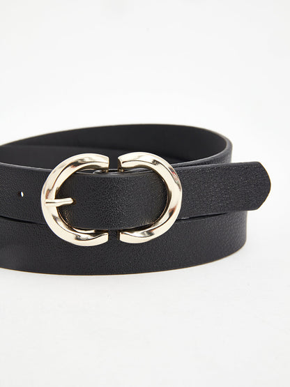 Leather Look Women's Belt