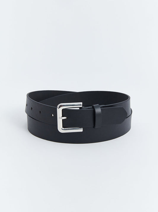 Leather Look Women's Belt