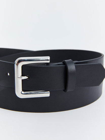 Leather Look Women's Belt