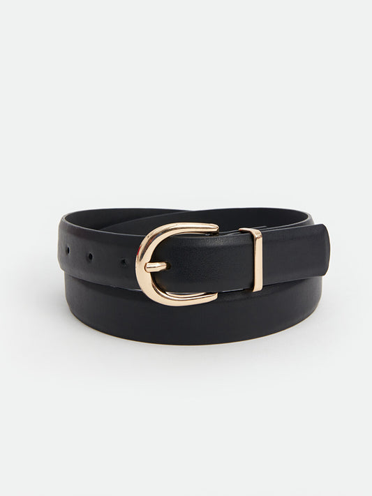 Leather Look Women's Belt