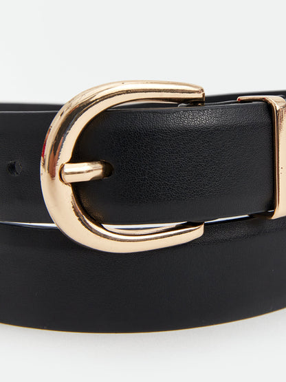 Leather Look Women's Belt