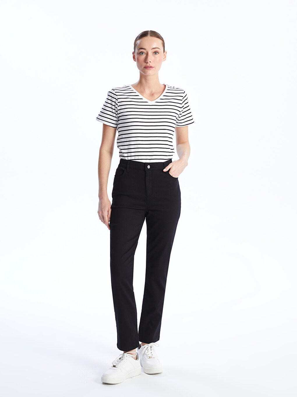 Slim Fit Women's Jean Trousers