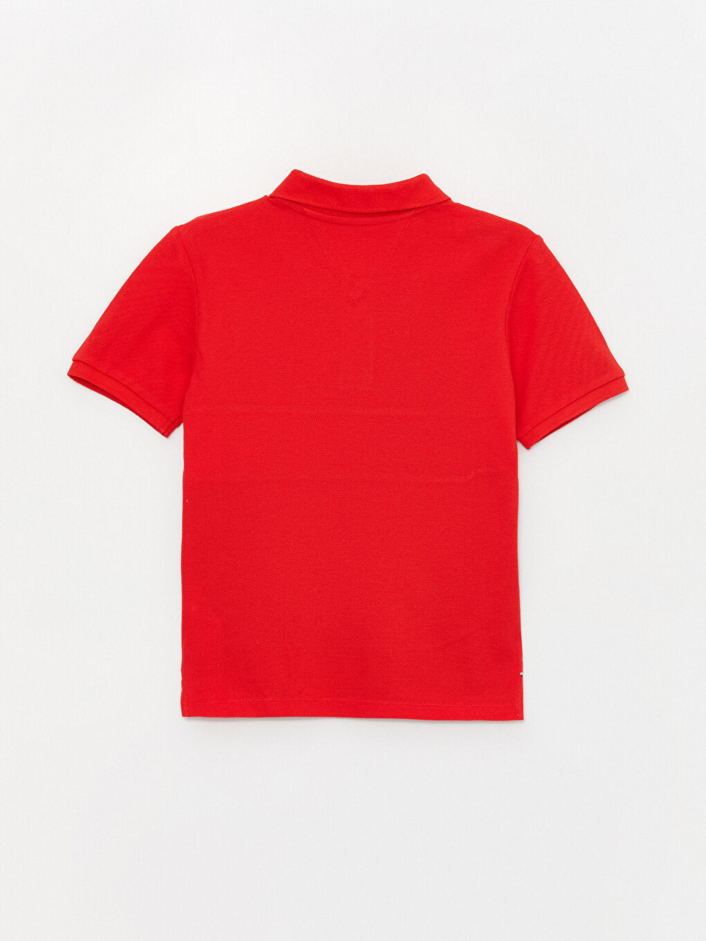 Polo Neck Color Blocked Short Sleeve Boy's T-Shirt