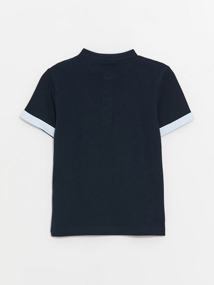 Judge Collar Basic Short Sleeve Boy's T-Shirt