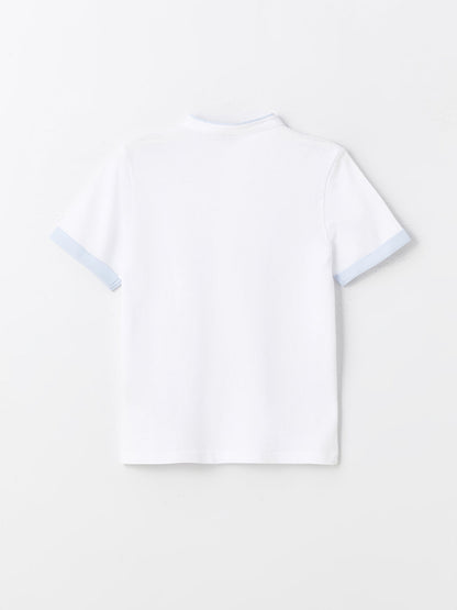 Judge Collar Basic Short Sleeve Boy's T-Shirt