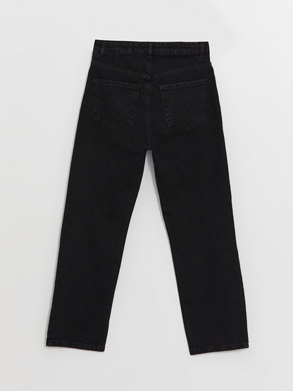 Straight Fit Women's Jean Trousers