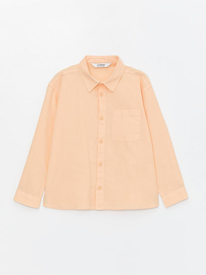 Linen Blend Boy's Shirt