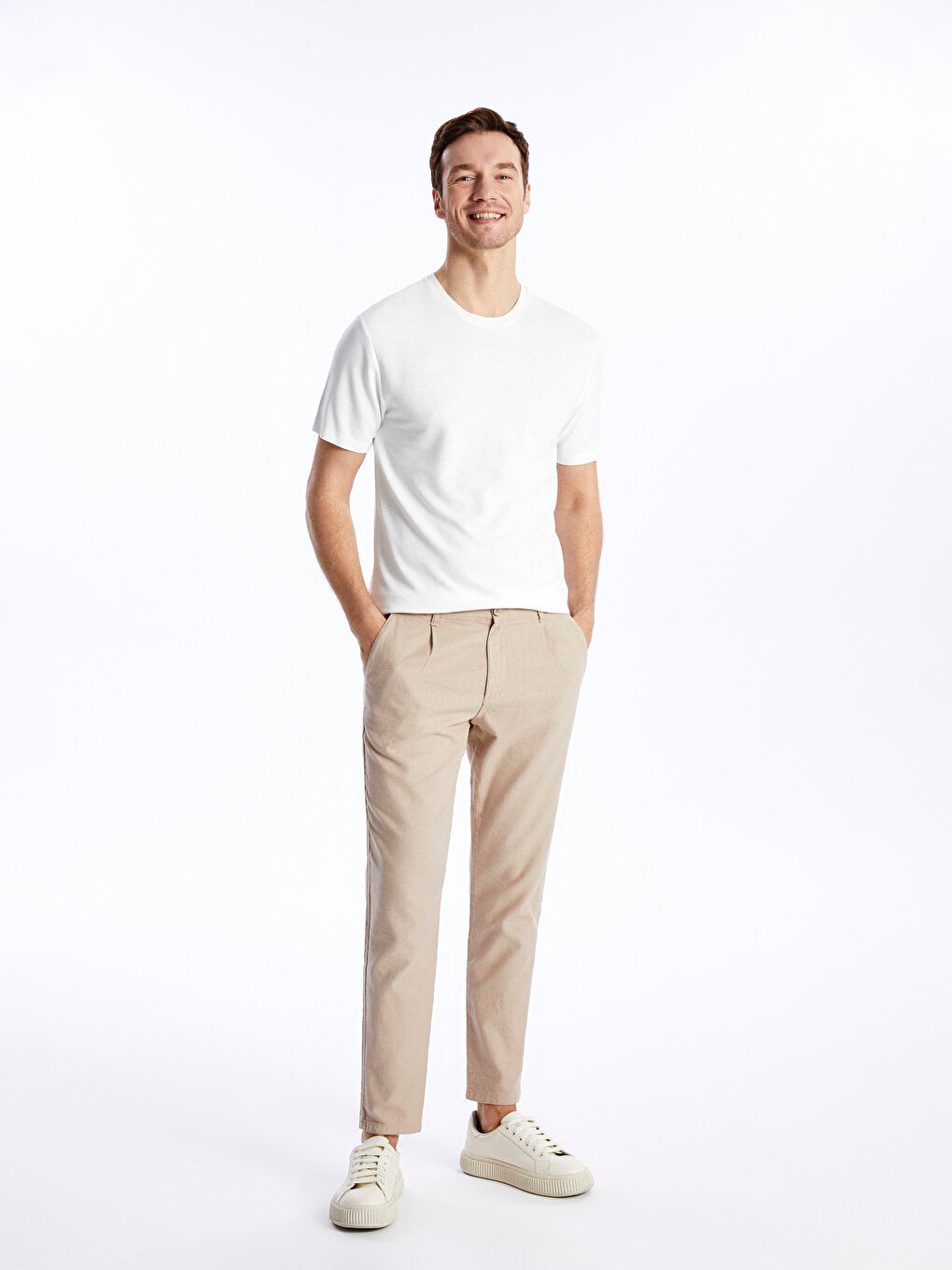 Slim Fit Men's Chino Trousers