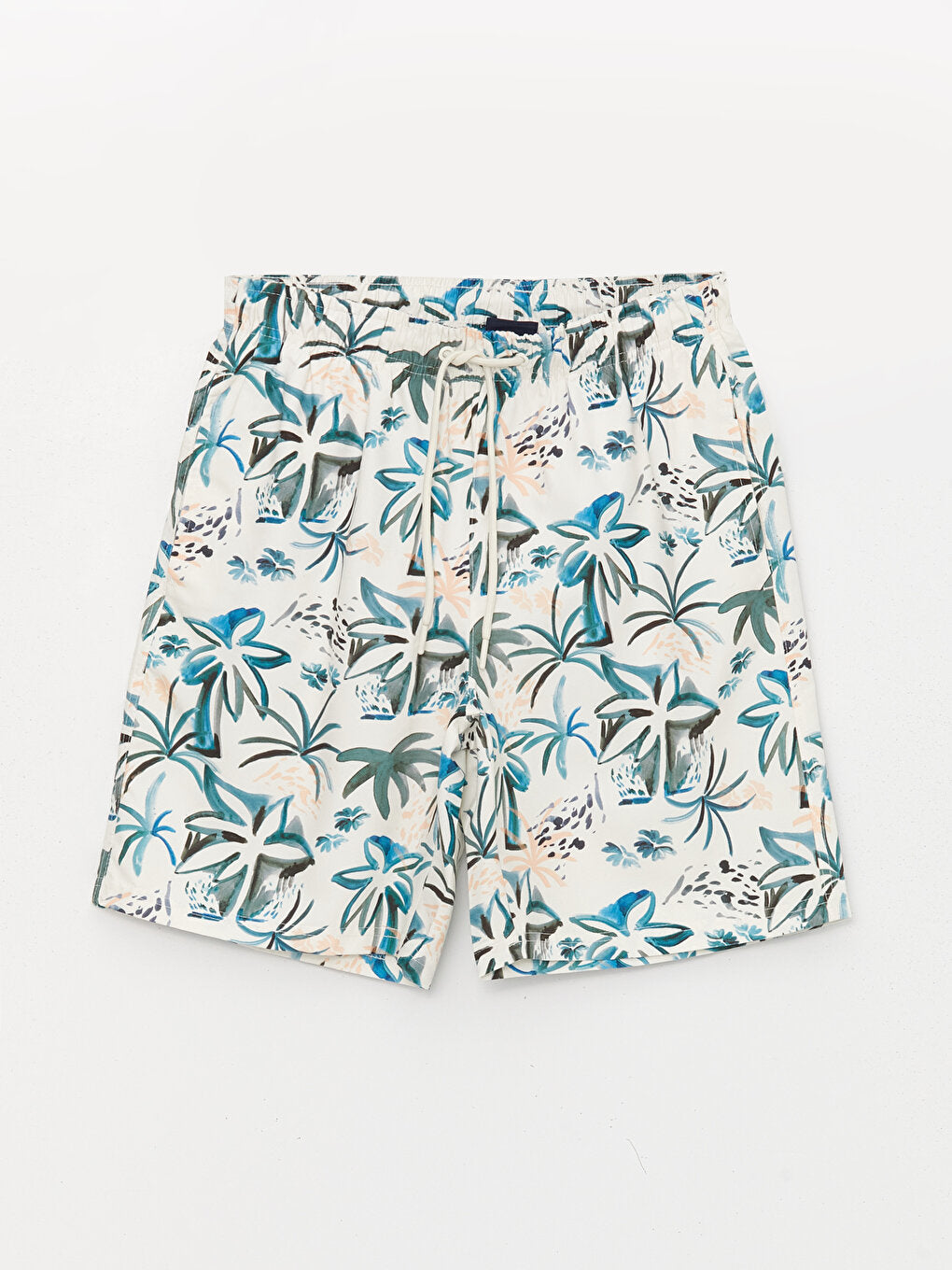 Short Patterned Men's Swim Shorts