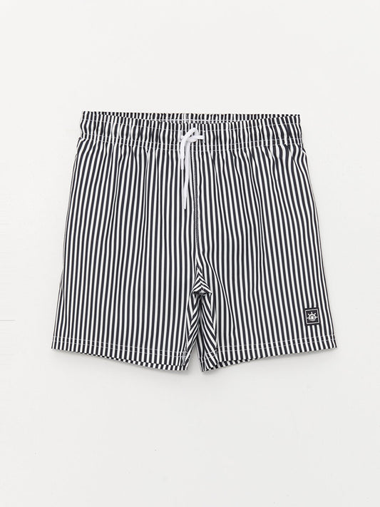 Striped Quick Drying Boy's Swim Shorts