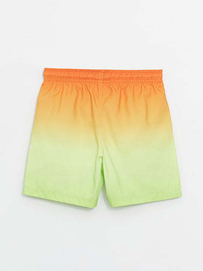 Printed Quick Drying Boys' Swim Shorts