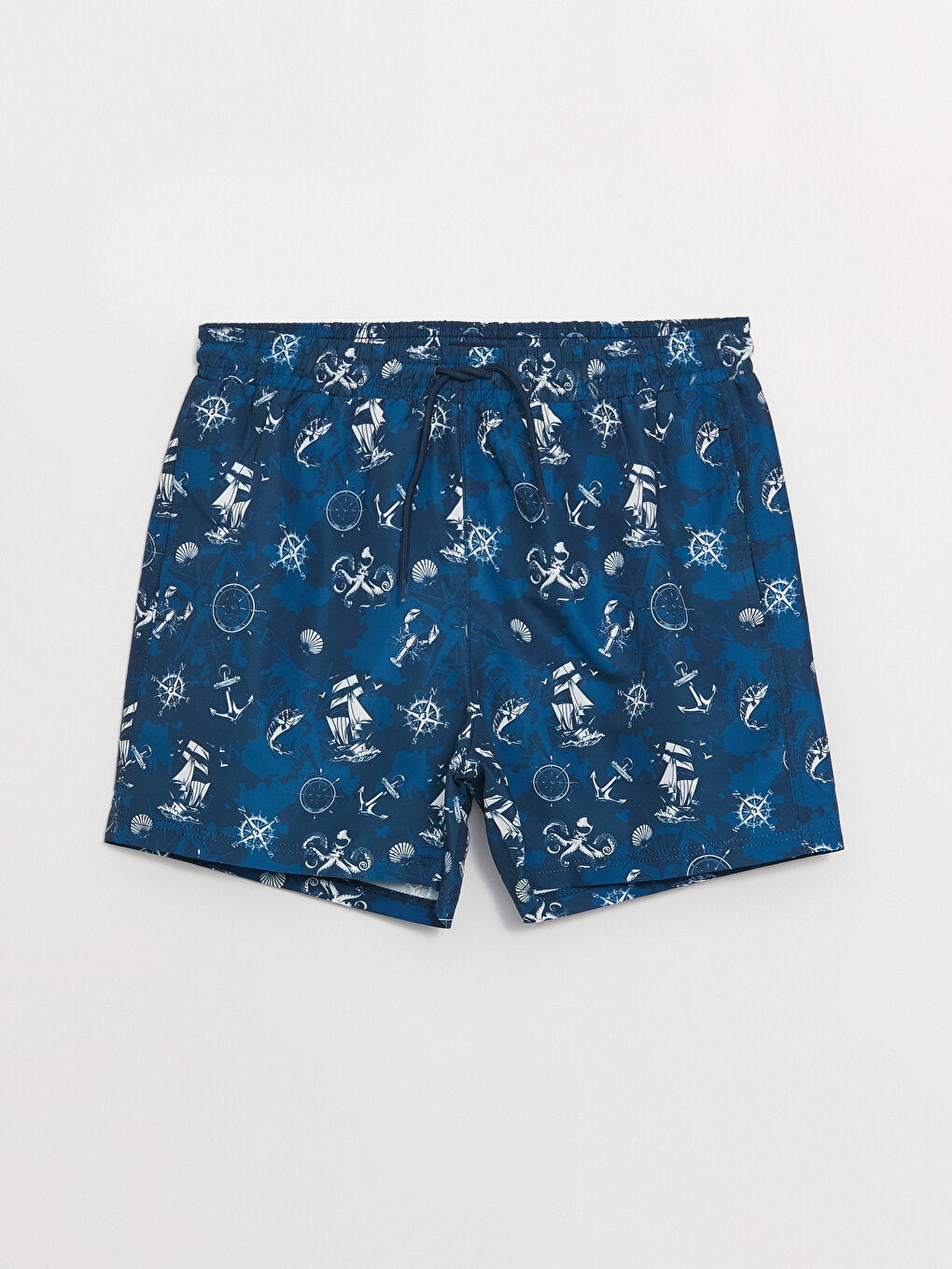 Short Patterned Men's Swim Shorts