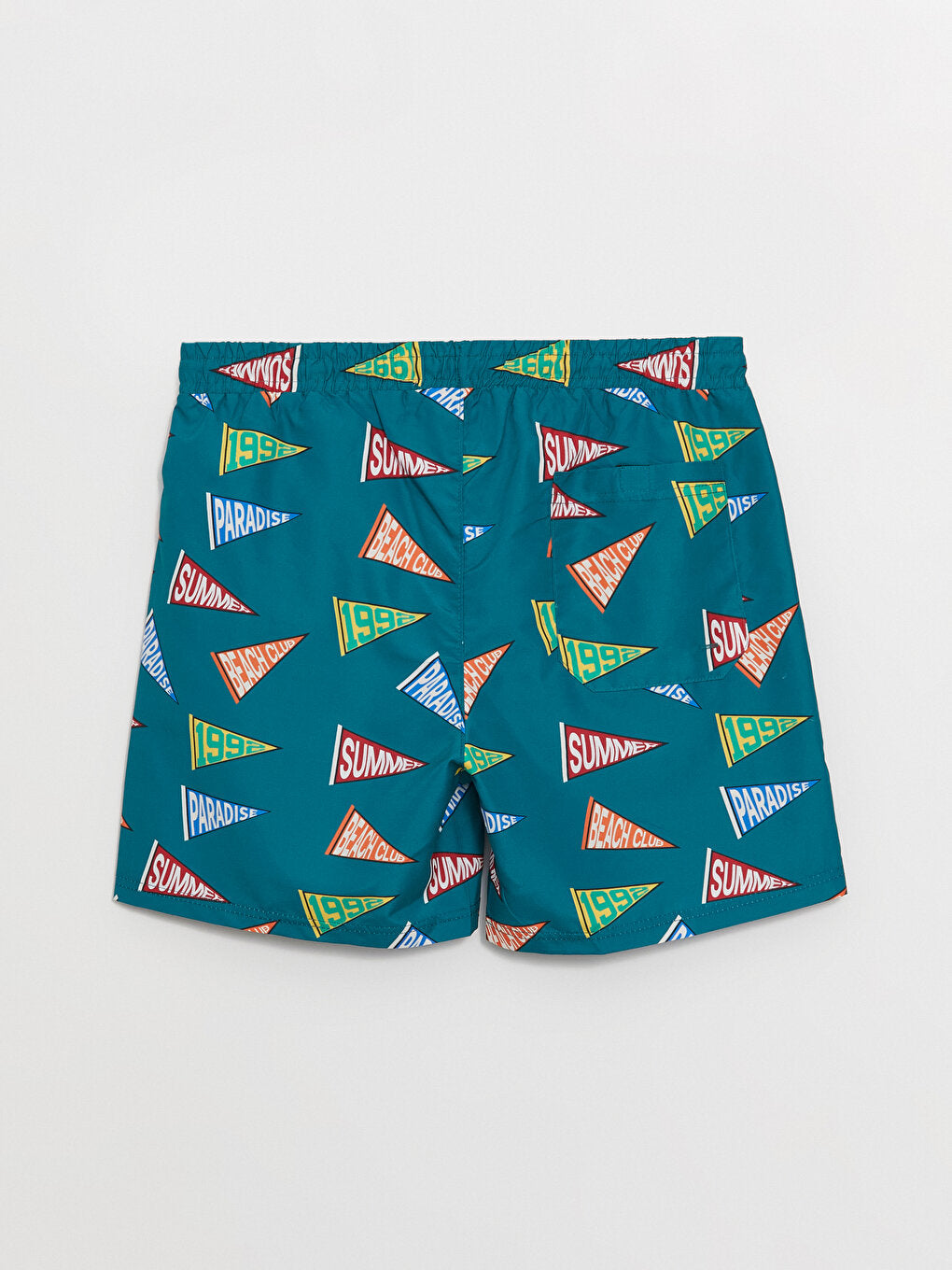 Short Patterned Men's Swim Shorts