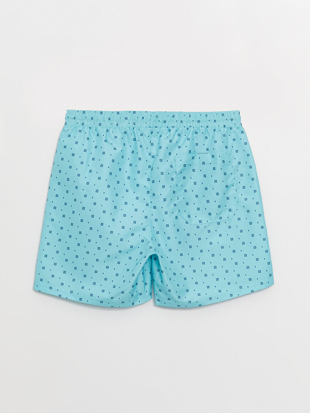 Short Patterned Men's Swim Shorts