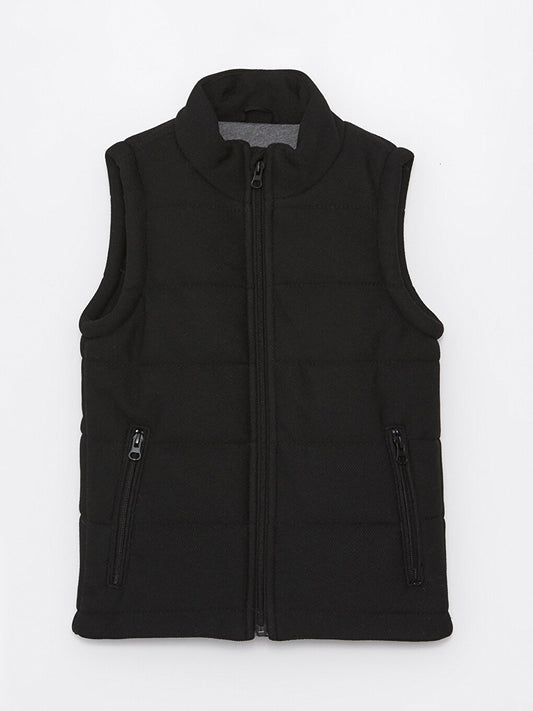 High Collar Boy's Vest