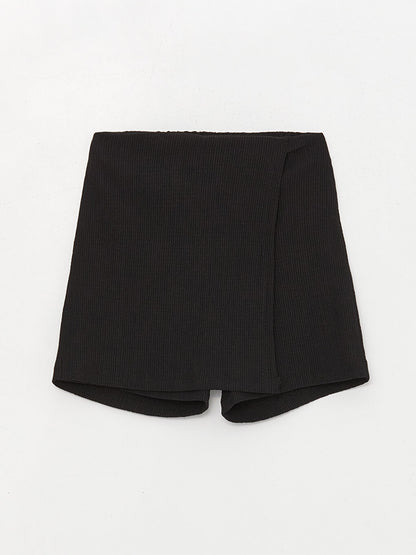 Girls' Shorts Skirt with Elastic Waist