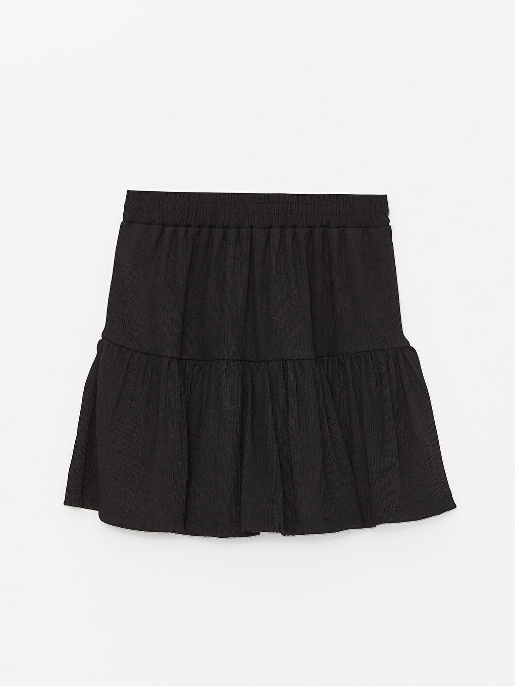 Women's Elastic Waist Straight Flared Skirt