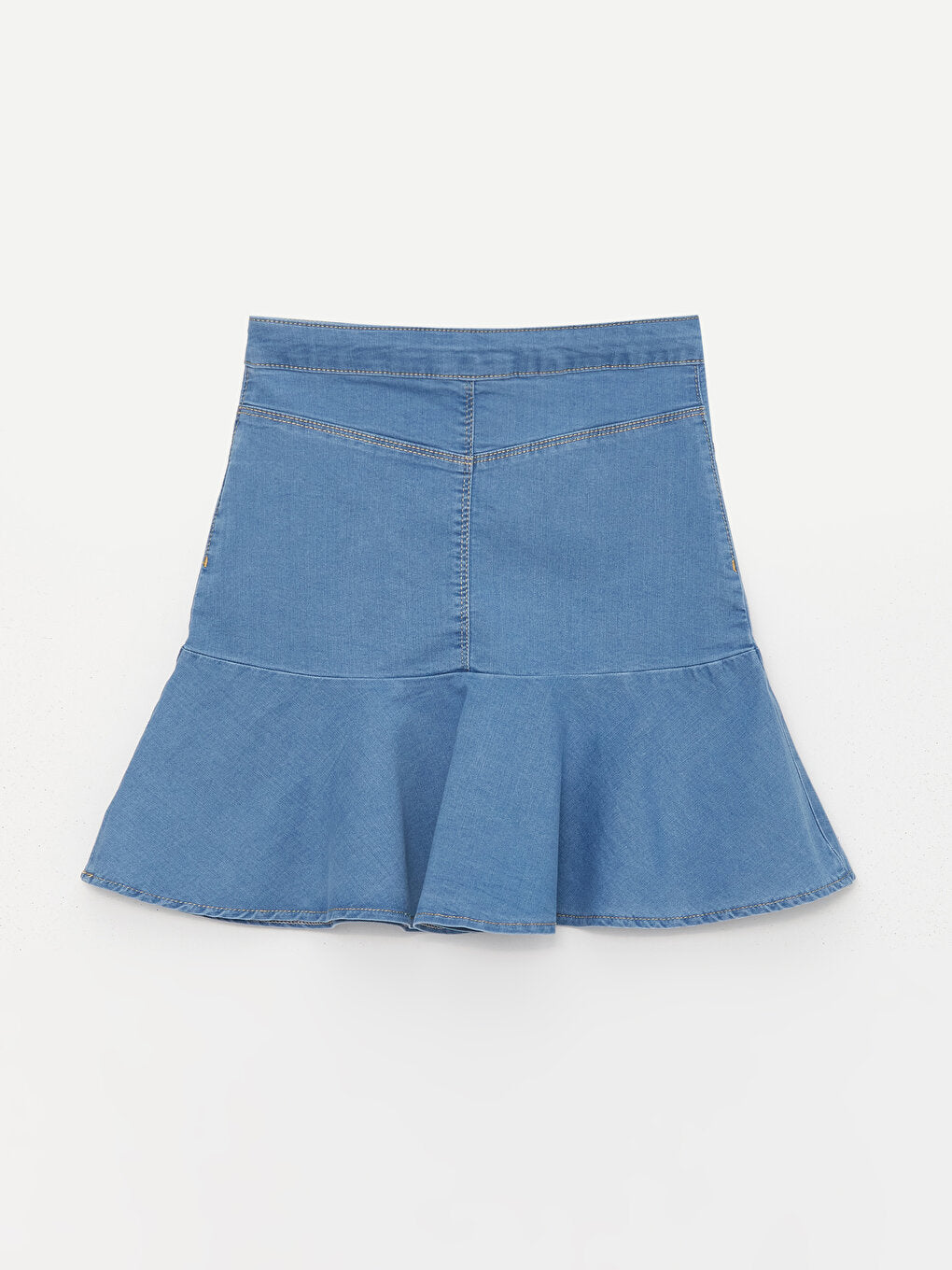 Girls' Jean Skirt with Elastic Waist