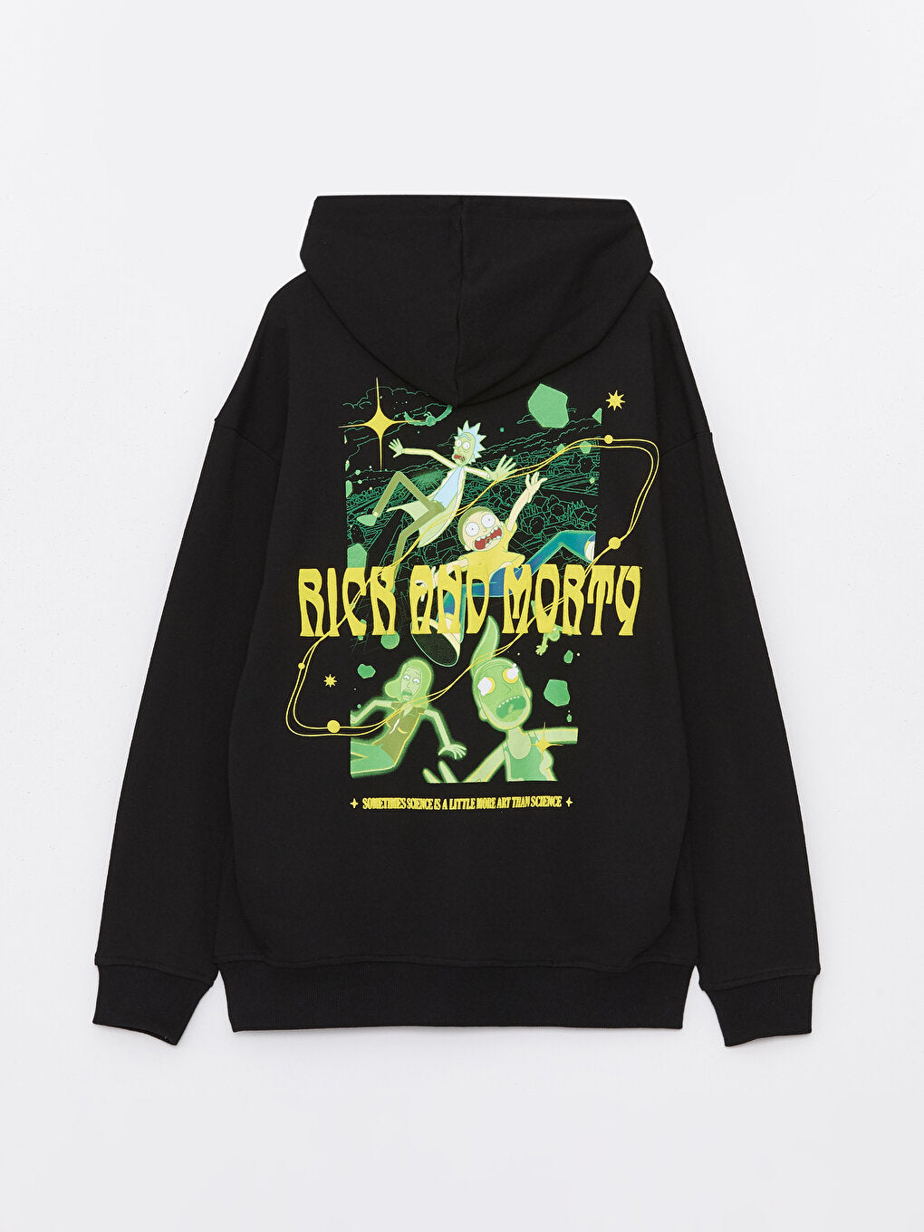 Long Sleeve Rick and Morty Printed Men's Hoodie