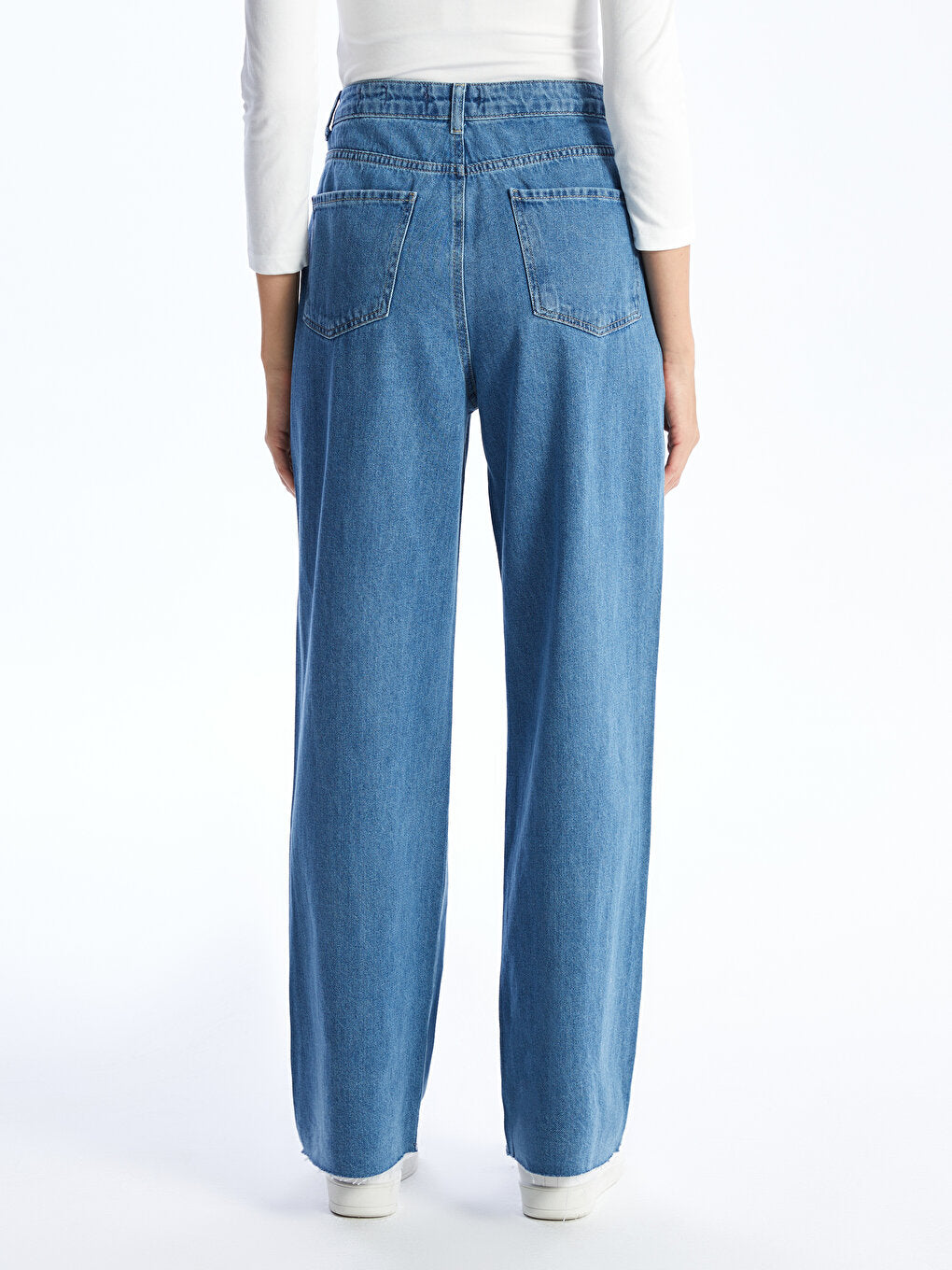 Straight Fit Women's Jean Trousers