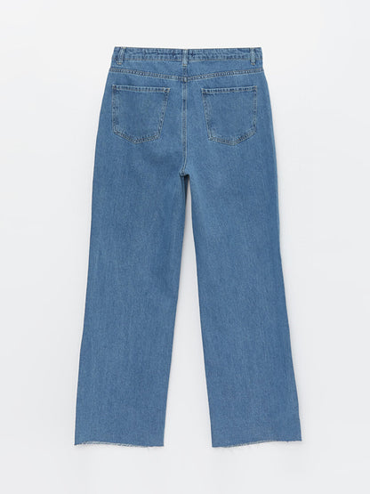 Straight Fit Women's Jean Trousers