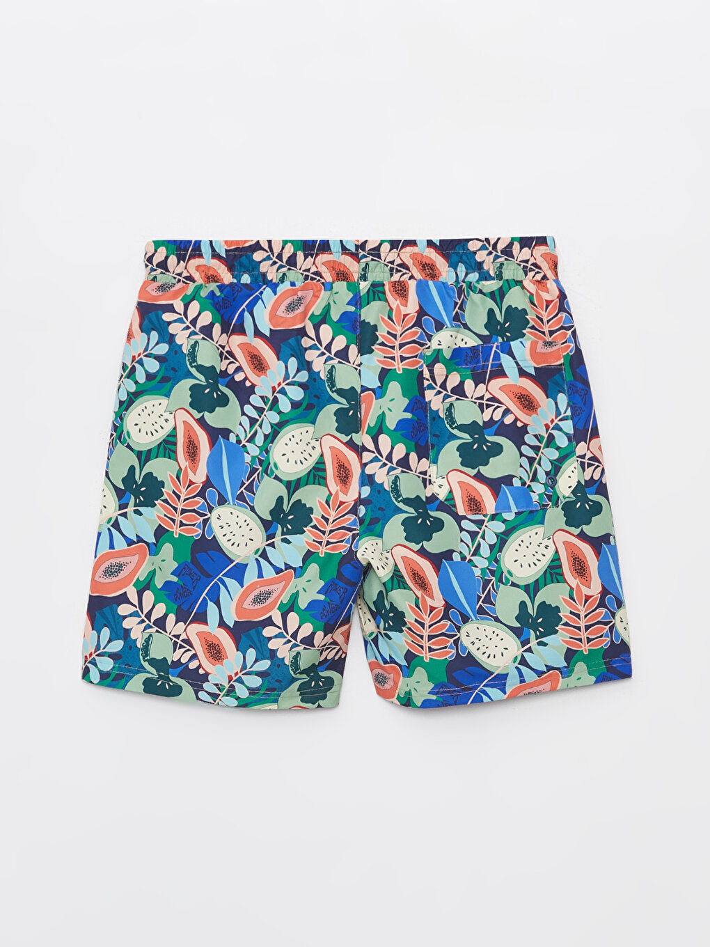 Short Patterned Men's Swim Shorts