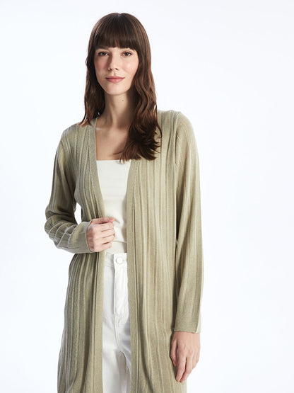 Shawl Collar Plain Long Sleeve Women's Knitwear Cardigan