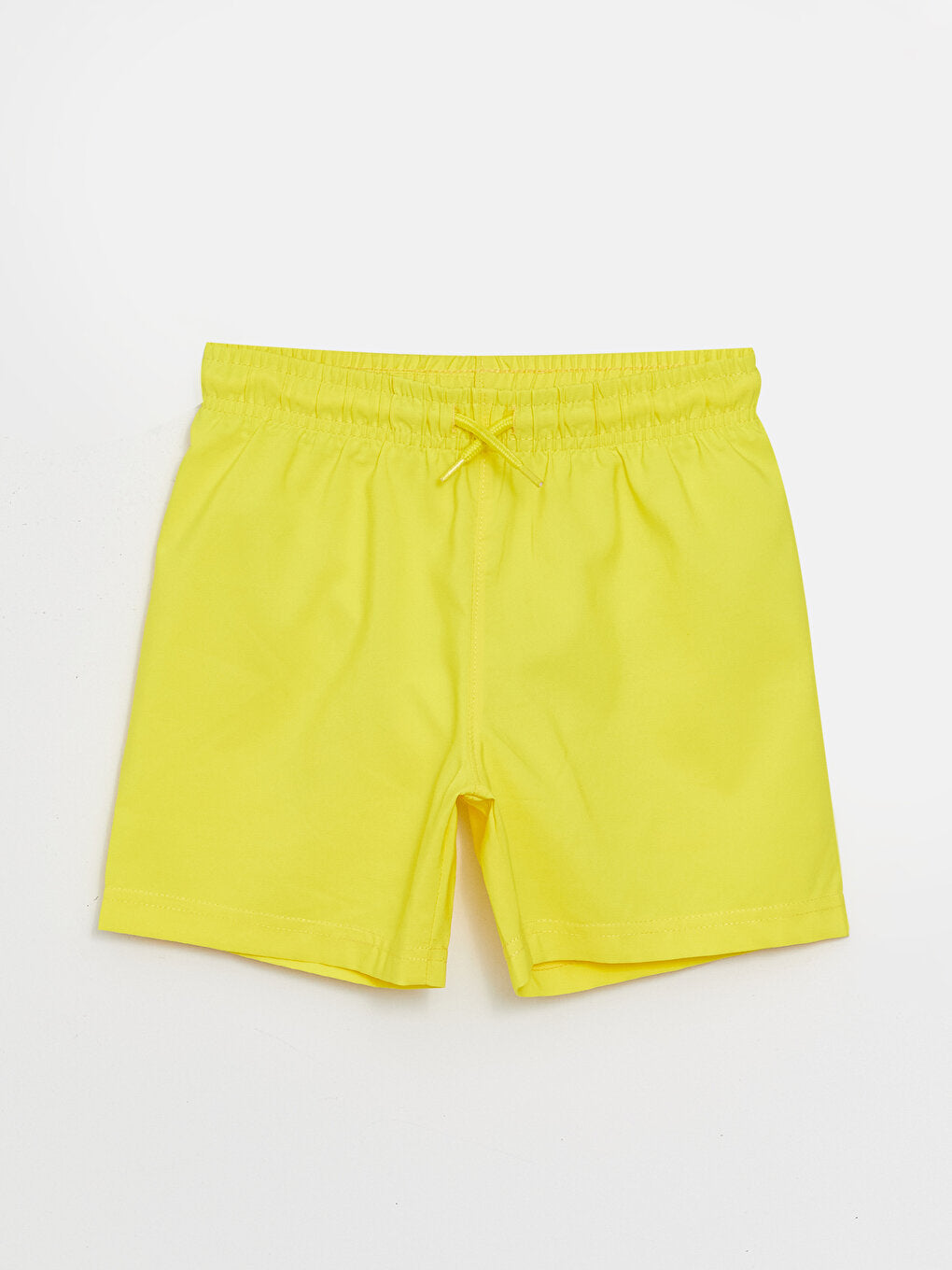 Basic Boys' Swim Shorts with Elastic Waist