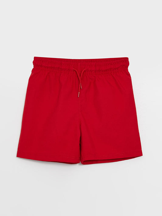 Basic Boy's Swim Shorts with Elastic Waist