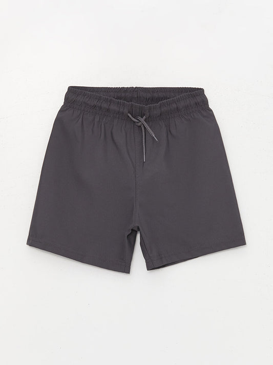 Basic Boy's Swim Shorts with Elastic Waist