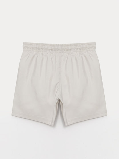 Basic Boy's Swim Shorts with Elastic Waist