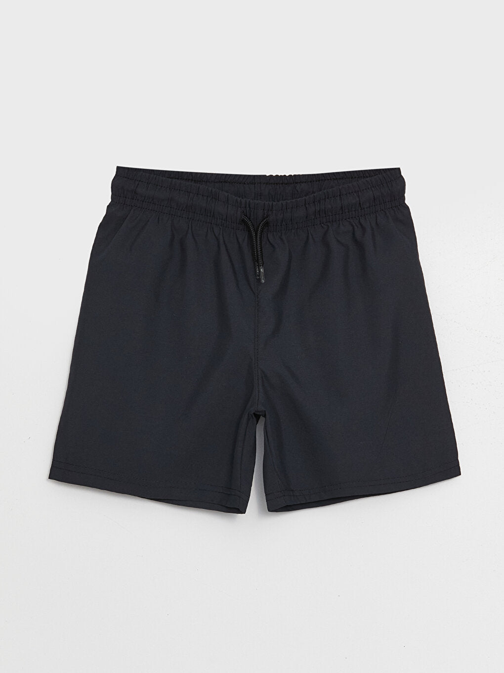 Basic Boys' Swim Shorts with Elastic Waist