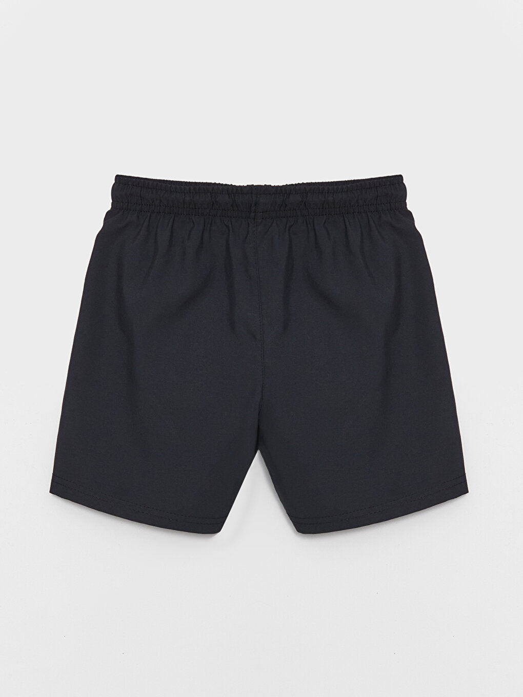 Basic Boys' Swim Shorts with Elastic Waist