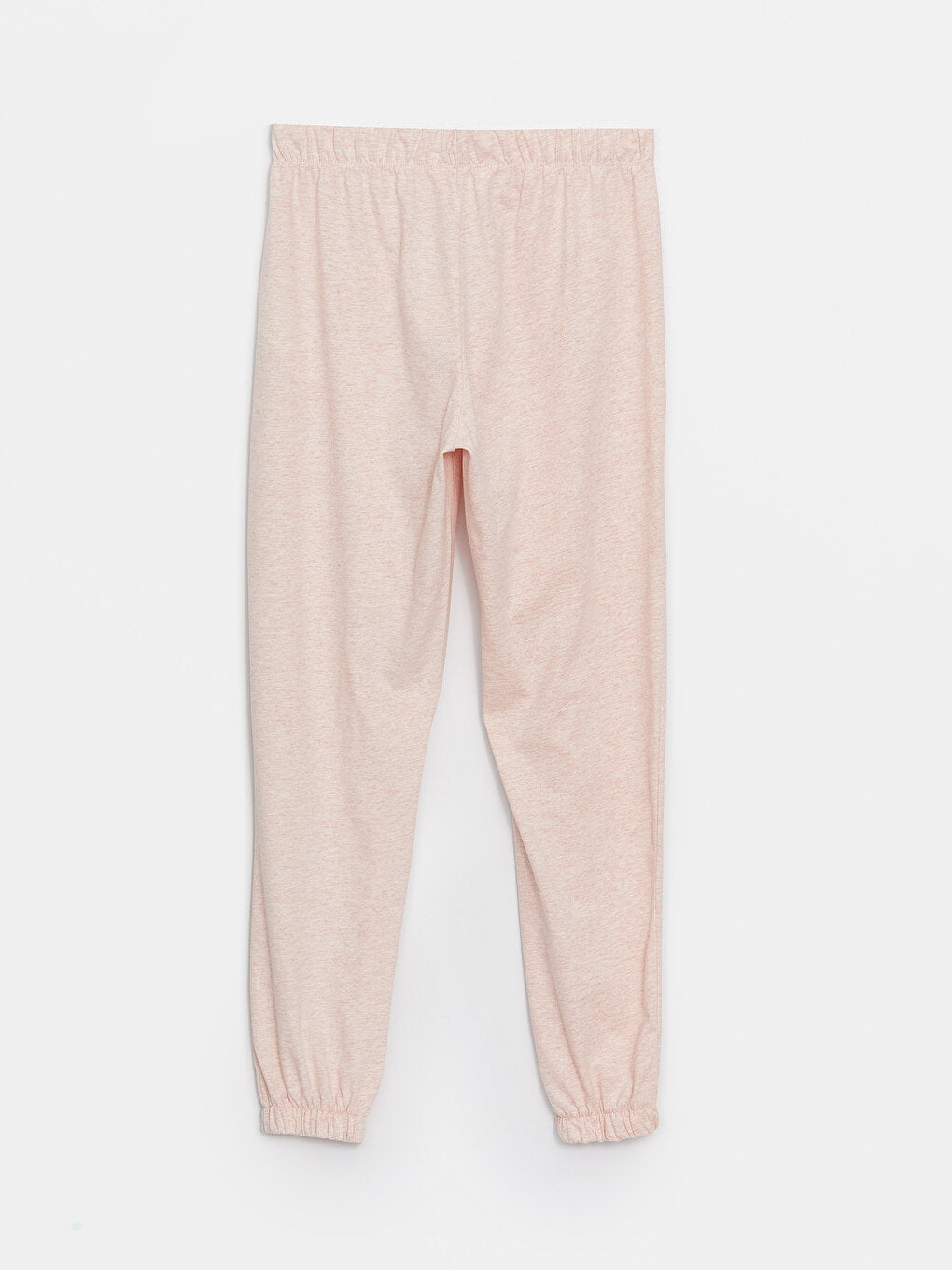 Women's Elastic Waist Plain Jogger Pajama Bottoms