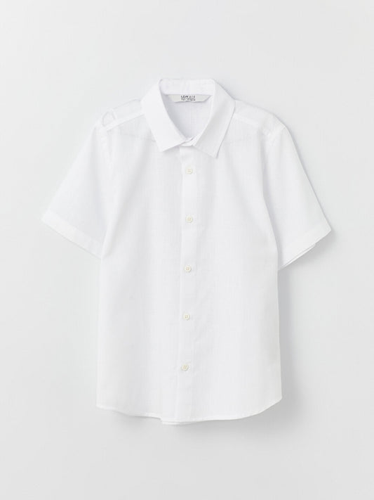 Basic Short Sleeve Boy's Shirt