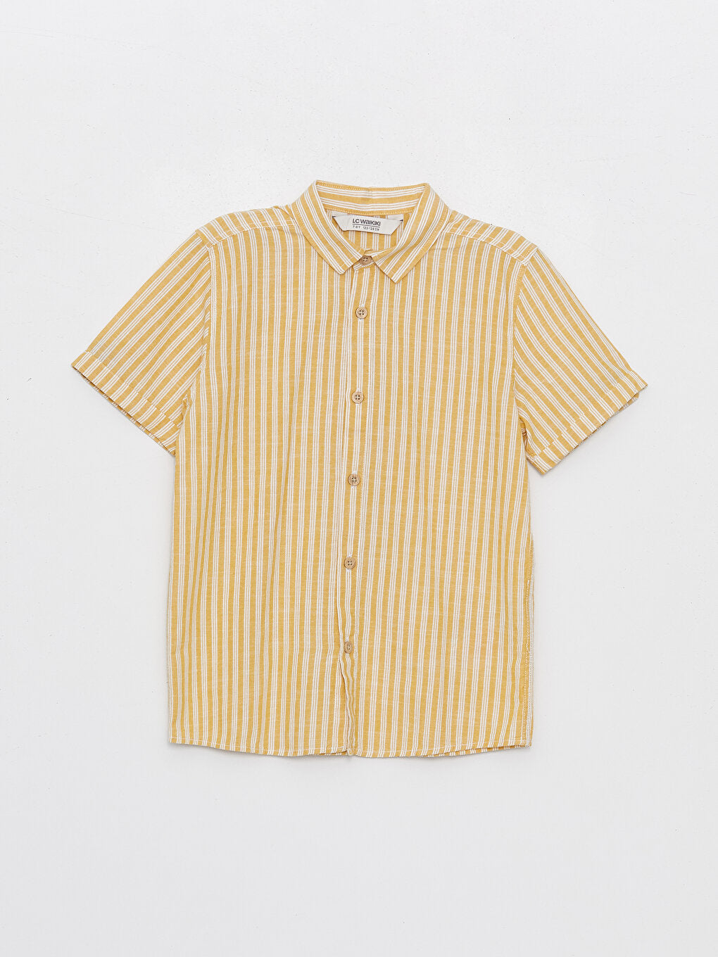 Striped Short Sleeve Boy Shirt