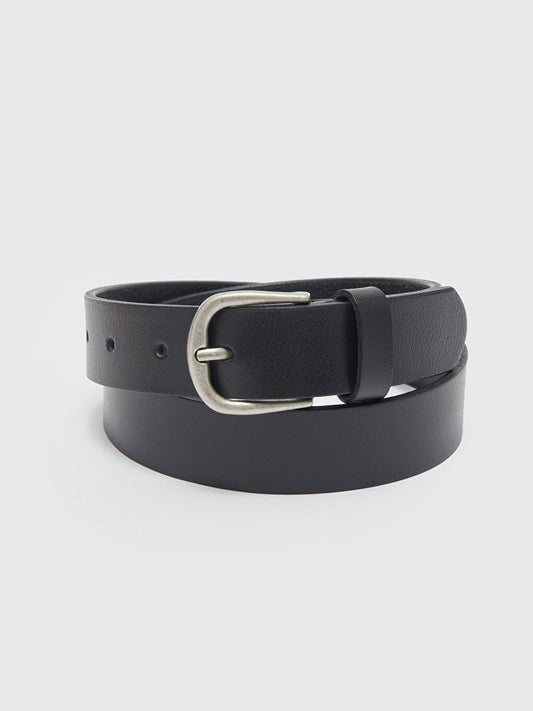 Leather Look Boy's Belt