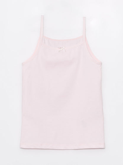 Square Neck Strap Girls Undershirt