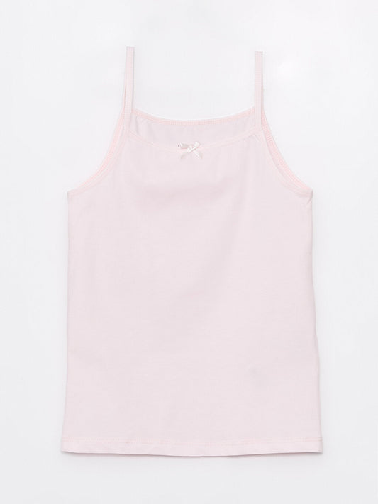 Square Neck Strap Girls Undershirt